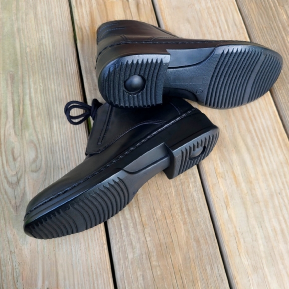 VINTAGE 90's Style Covington Womens Ankle Lace Up Earth Sole Boots 7 1/2 Black - Picture 7 of 11